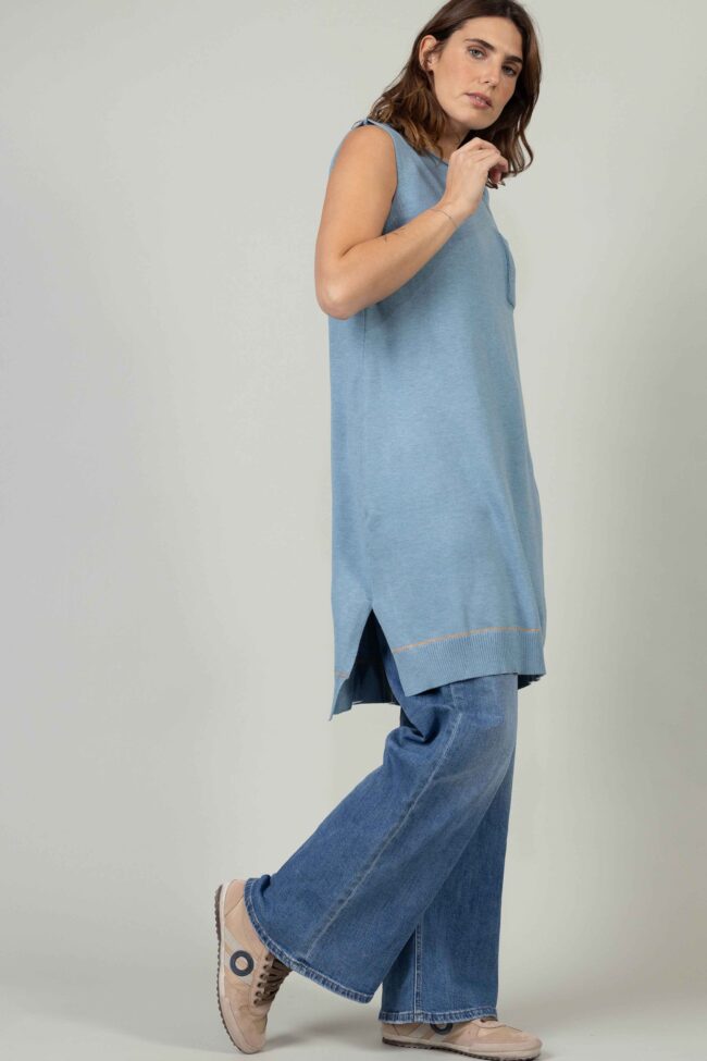 Alternative view of סריג Ombra - תכלת