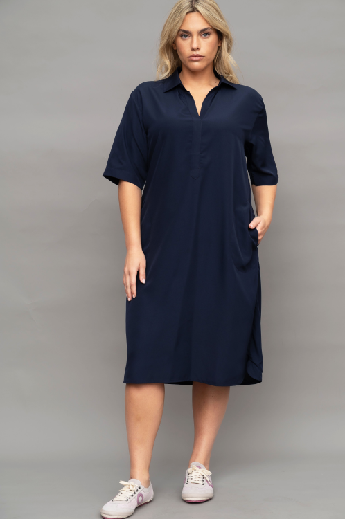 שמלת Navy - Piano – תמונה 2