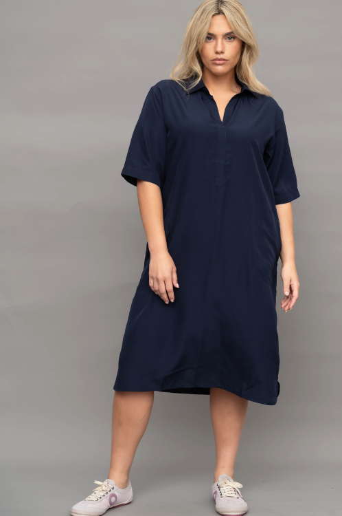 שמלת Navy - Piano – תמונה 3
