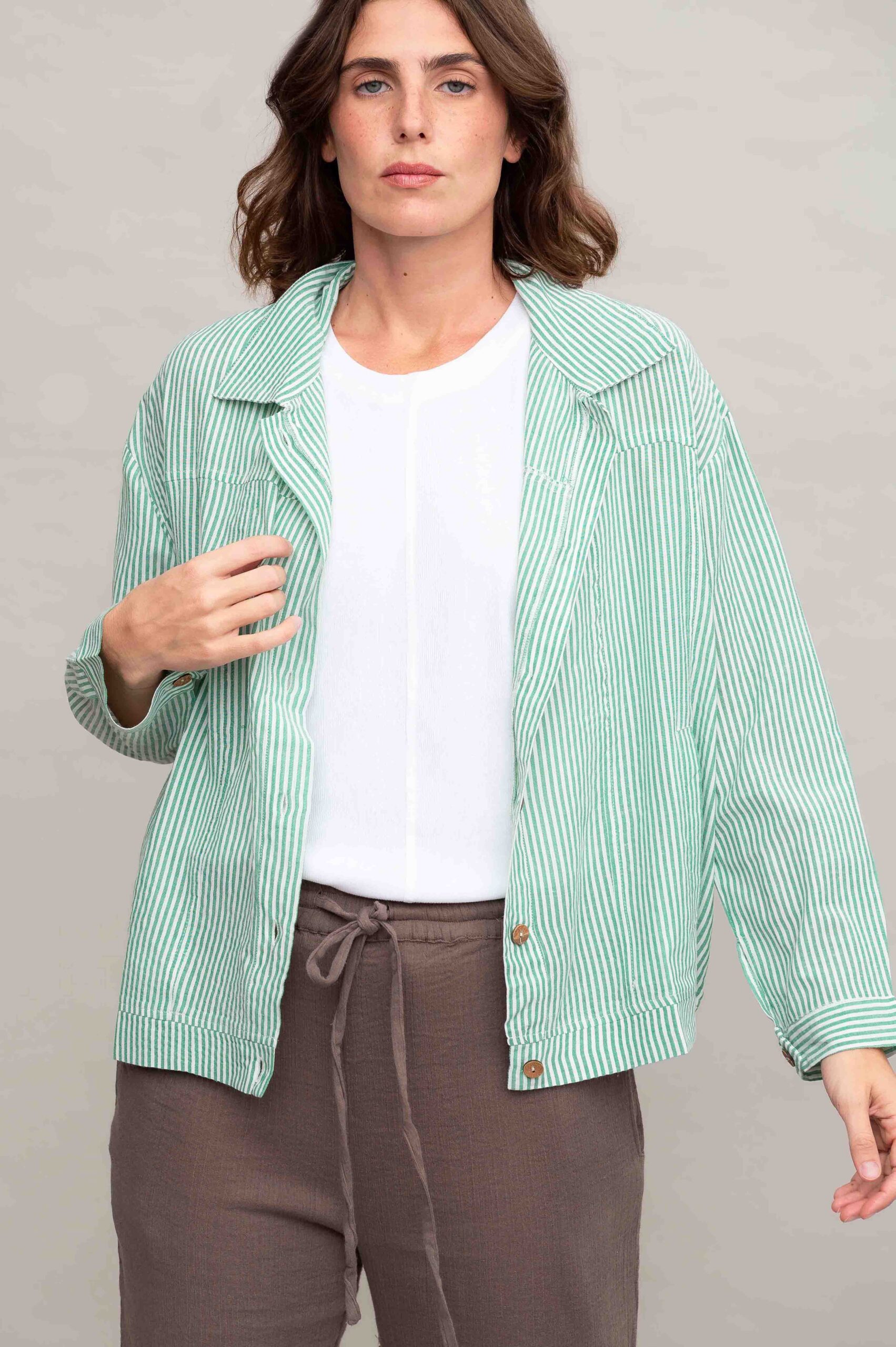 ז'קט Lucas - ירוק עד – תמונה 2