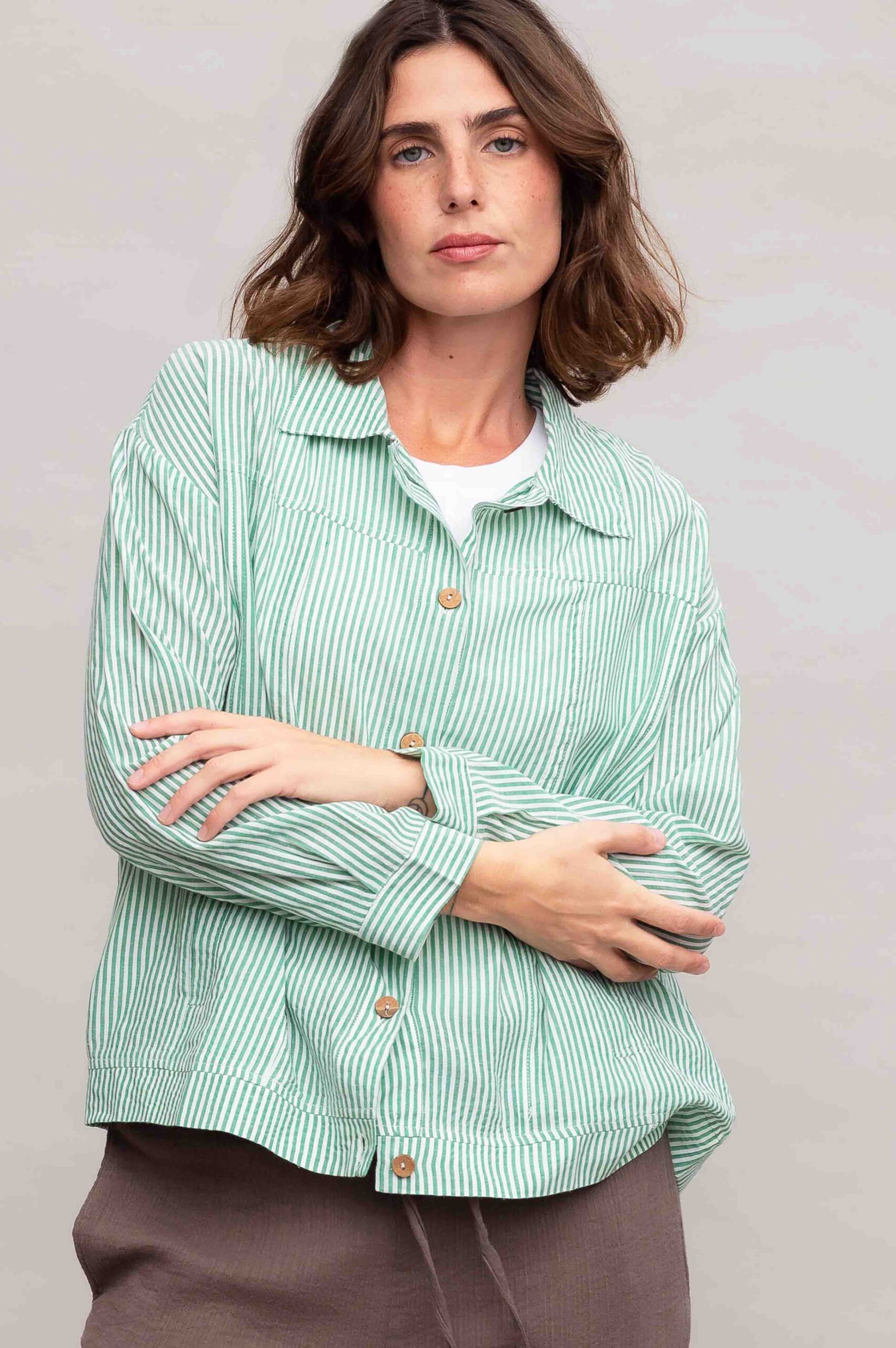 ז'קט Lucas - ירוק עד – תמונה 3