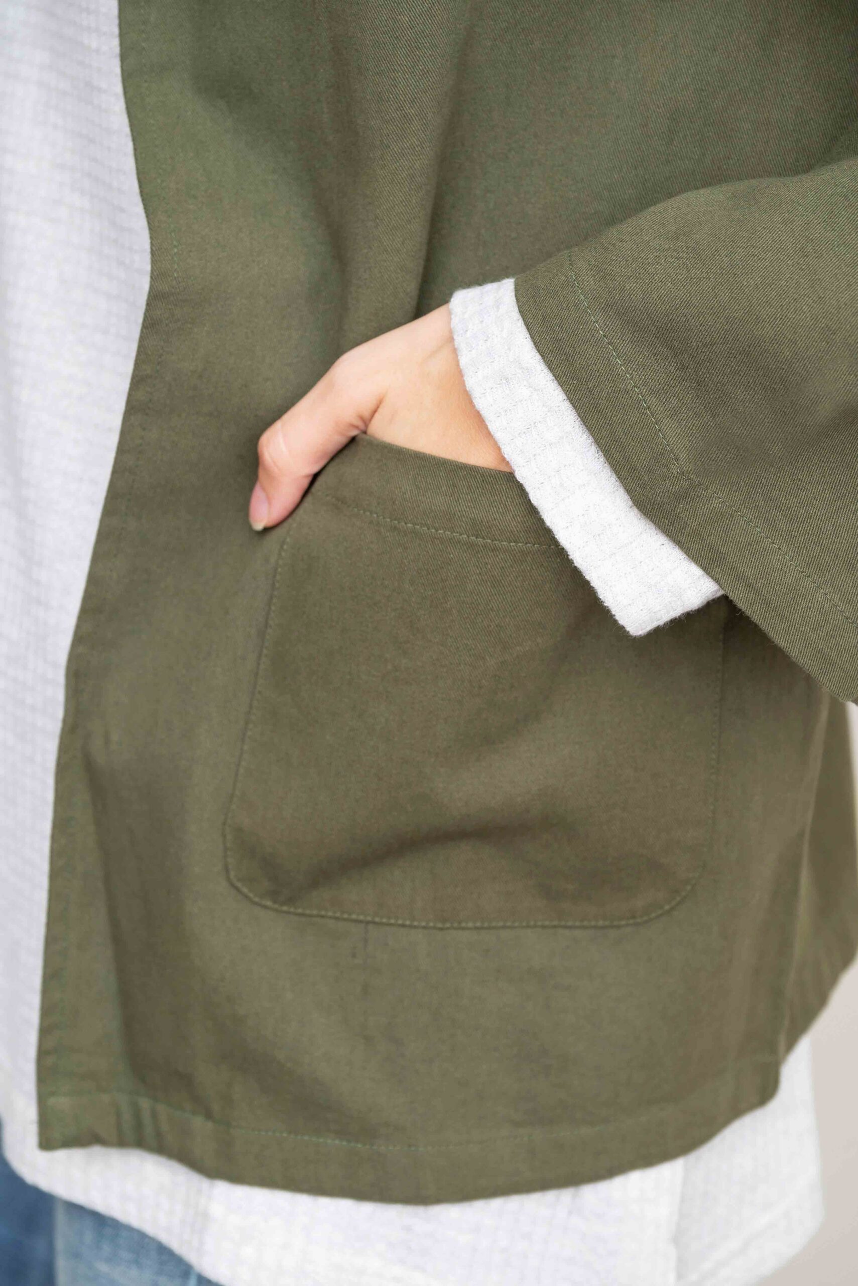 ז'קט קאבר - Greenish – תמונה 5