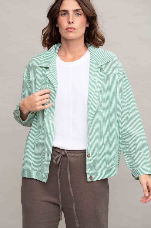 ז'קט Lucas - ירוק עד – תמונה 3