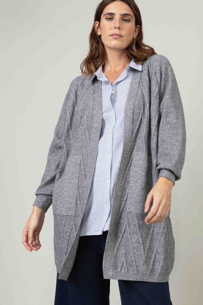 Alternative view of סריג Morbido - אפור