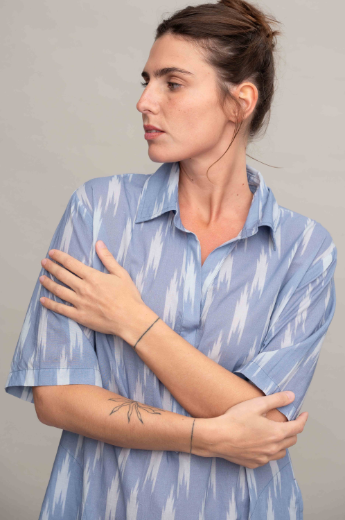 שמלת Amore - תכלת – תמונה 4