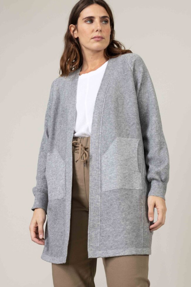 Alternative view of סריג Mousse  - אפור בהיר