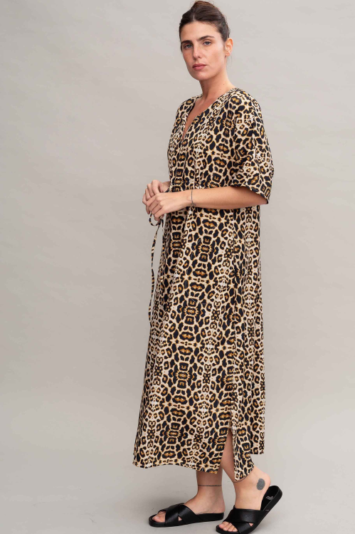 שמלת שמפניה - מנומר – תמונה 2