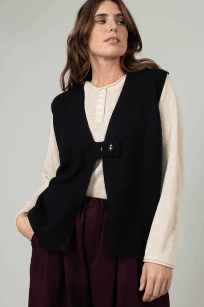 Alternative view of סריג Vestita  - שחור