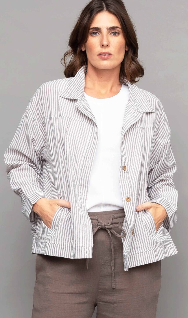 Alternative view of ז'קט Lucas  - שוקולד