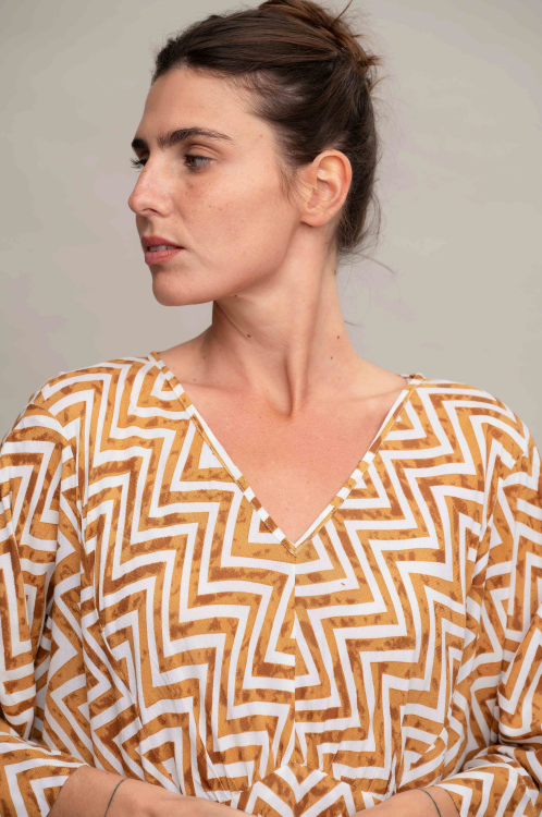 שמלת Zigzag - Serenza – תמונה 6