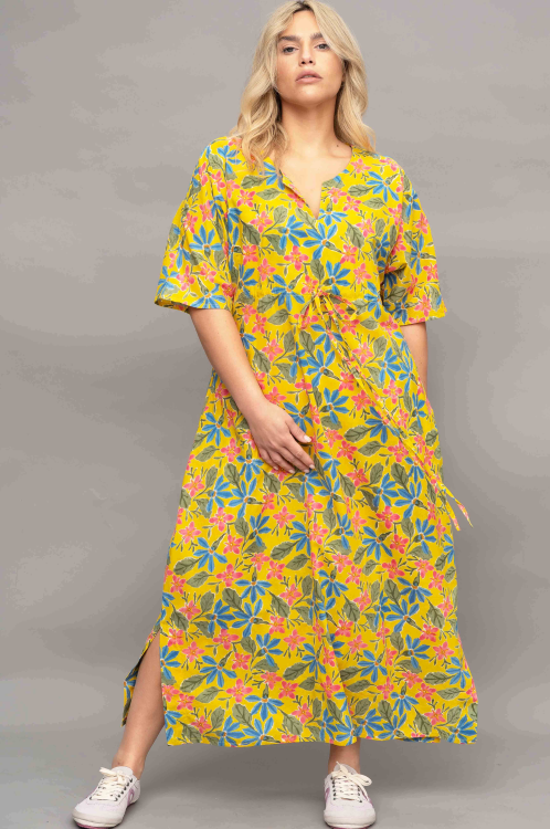 שמלת פנתיאון - Yellow Flowers