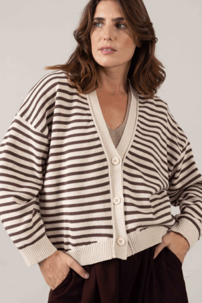 Alternative view of סריג Amorita - חום/בז'