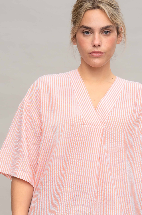 חולצת אפולו - Orange – תמונה 3