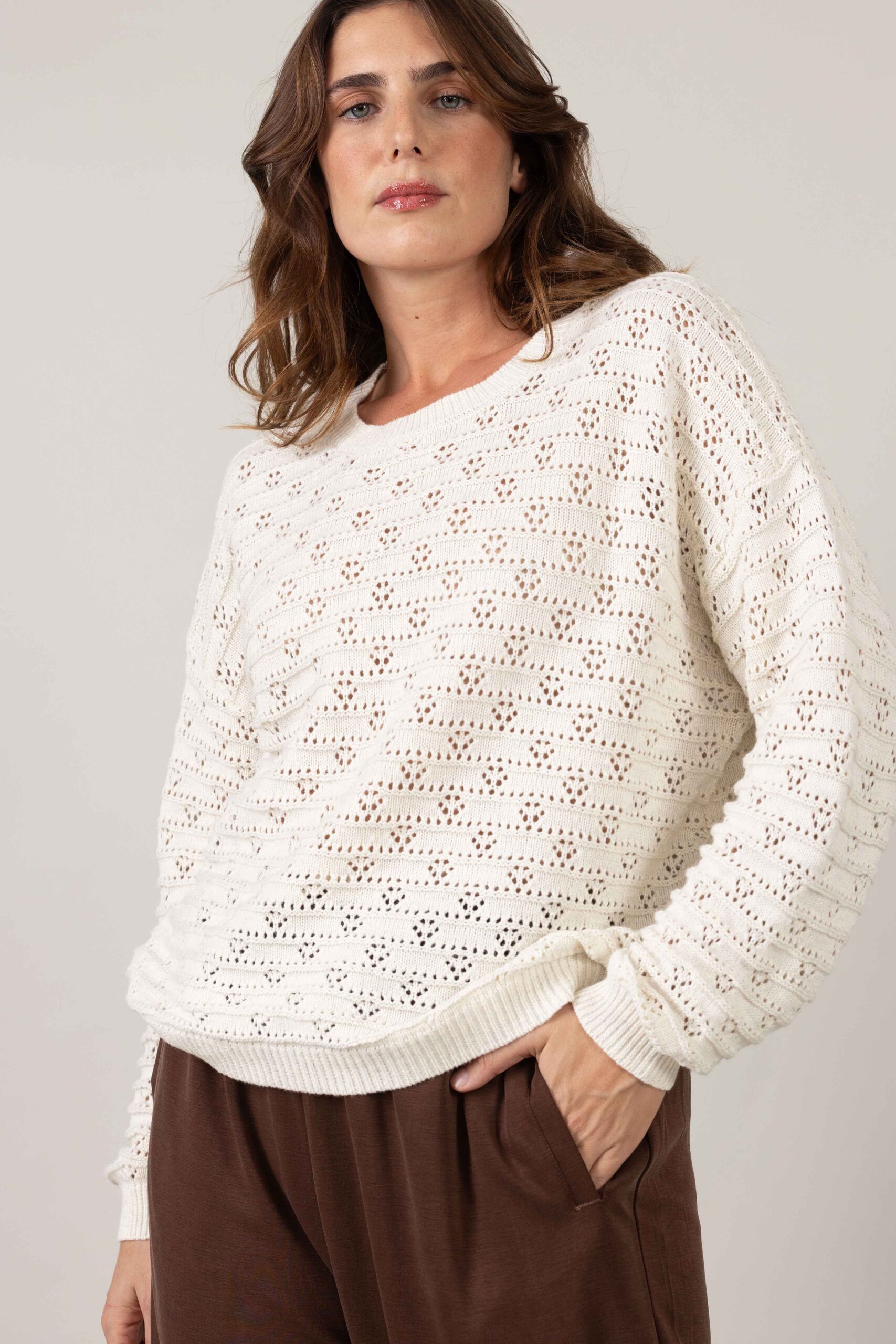 סריג Perla - שמנת