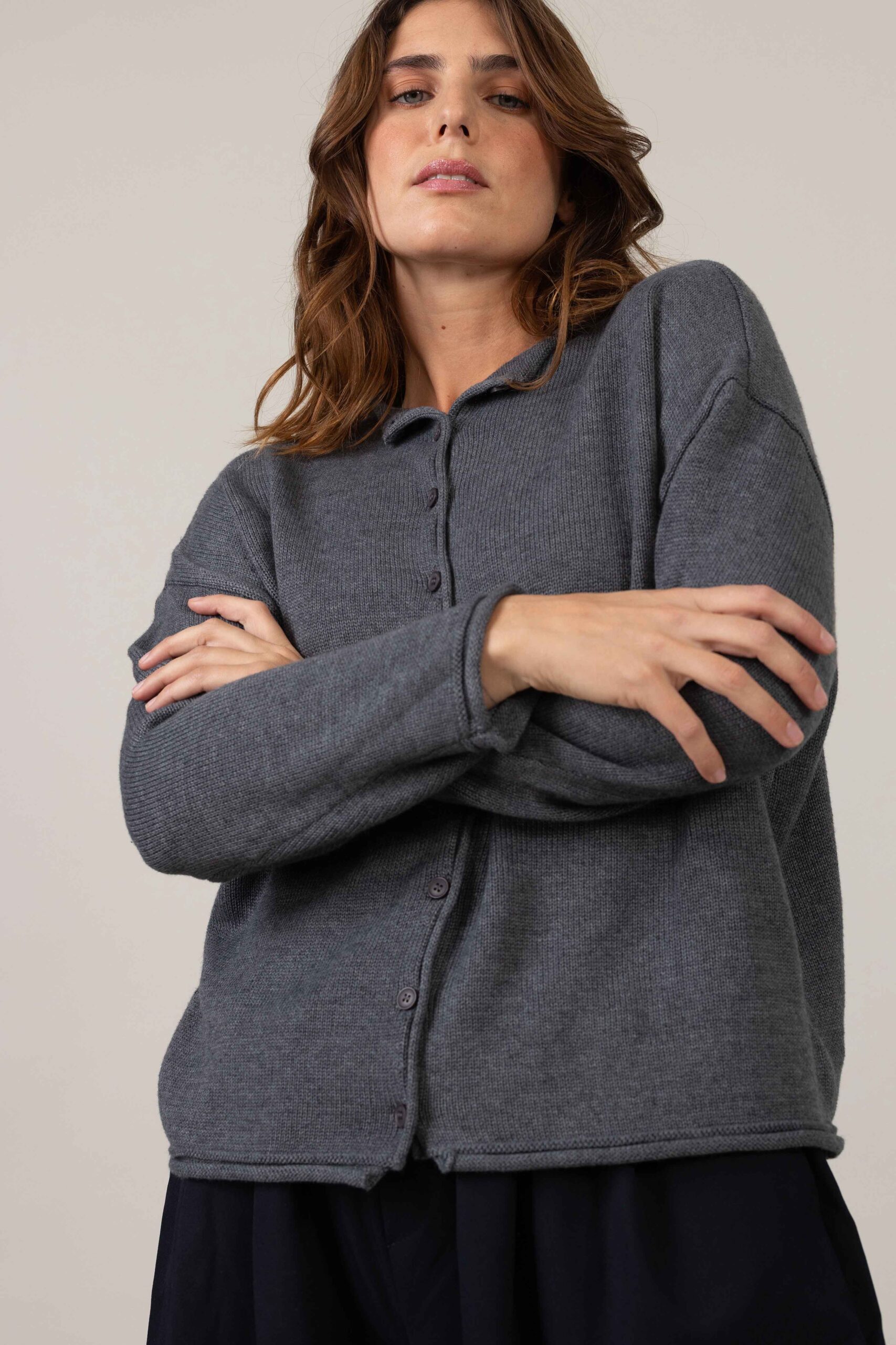 סריג Giovanni - אפור כחול