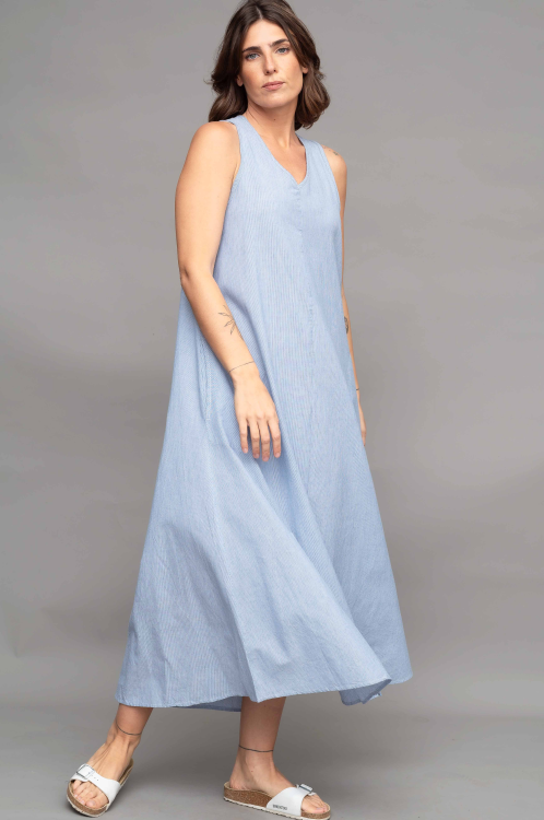 שמלת למברוסקו -פסים דקים