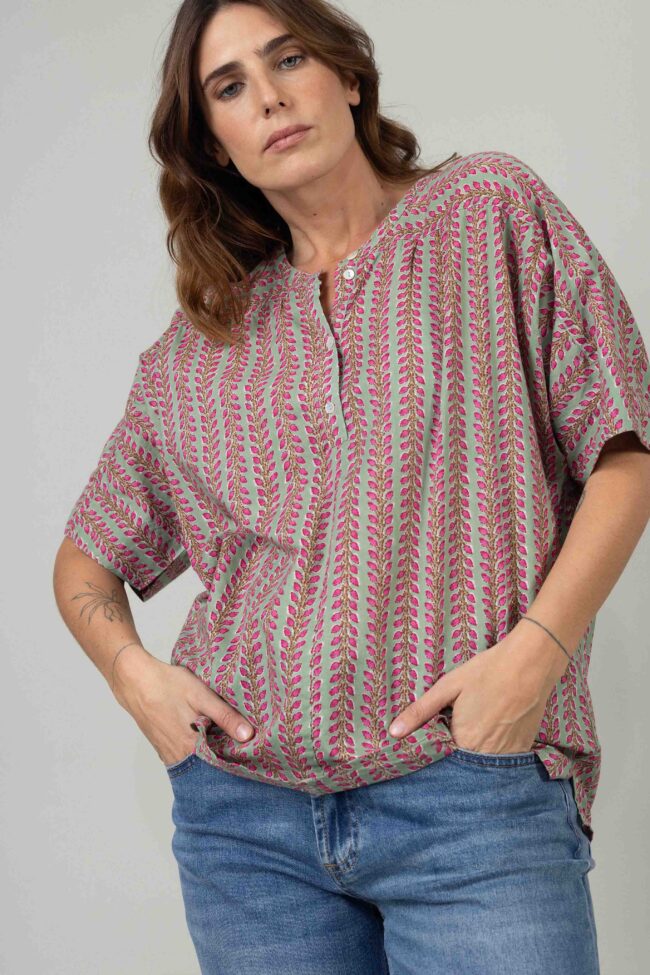 חולצת אלמנט - Tulip Green - S/M