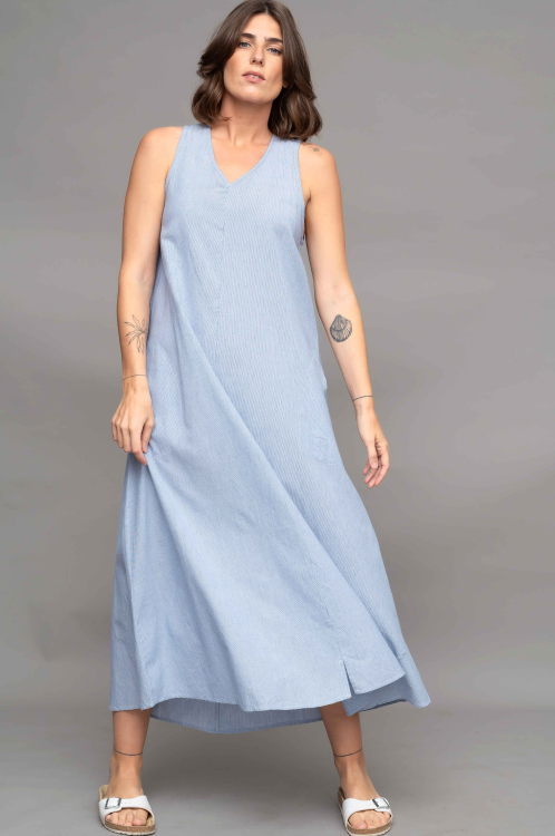 שמלת למברוסקו -פסים דקים – תמונה 2