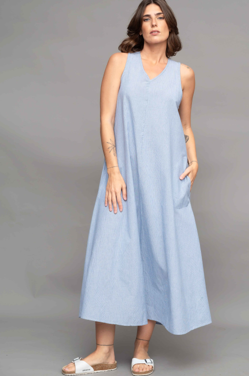 שמלת למברוסקו -פסים דקים – תמונה 5