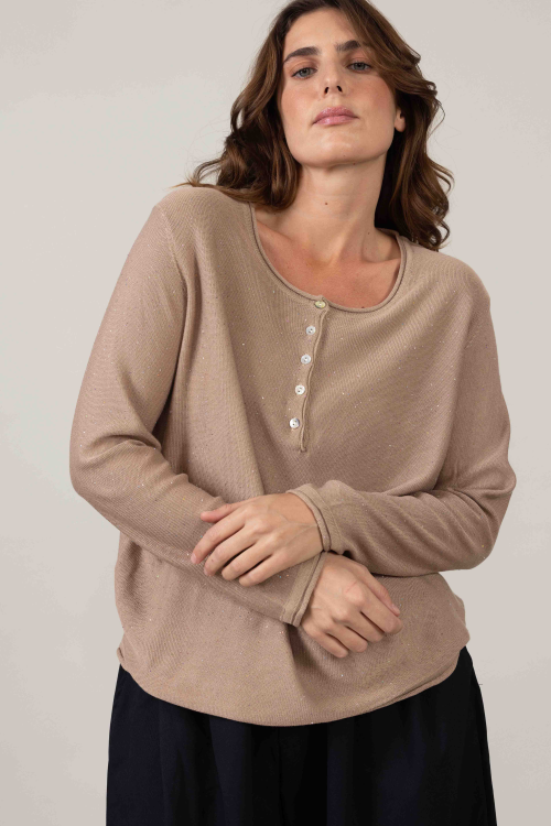 סריג Glint - בז' – תמונה 3