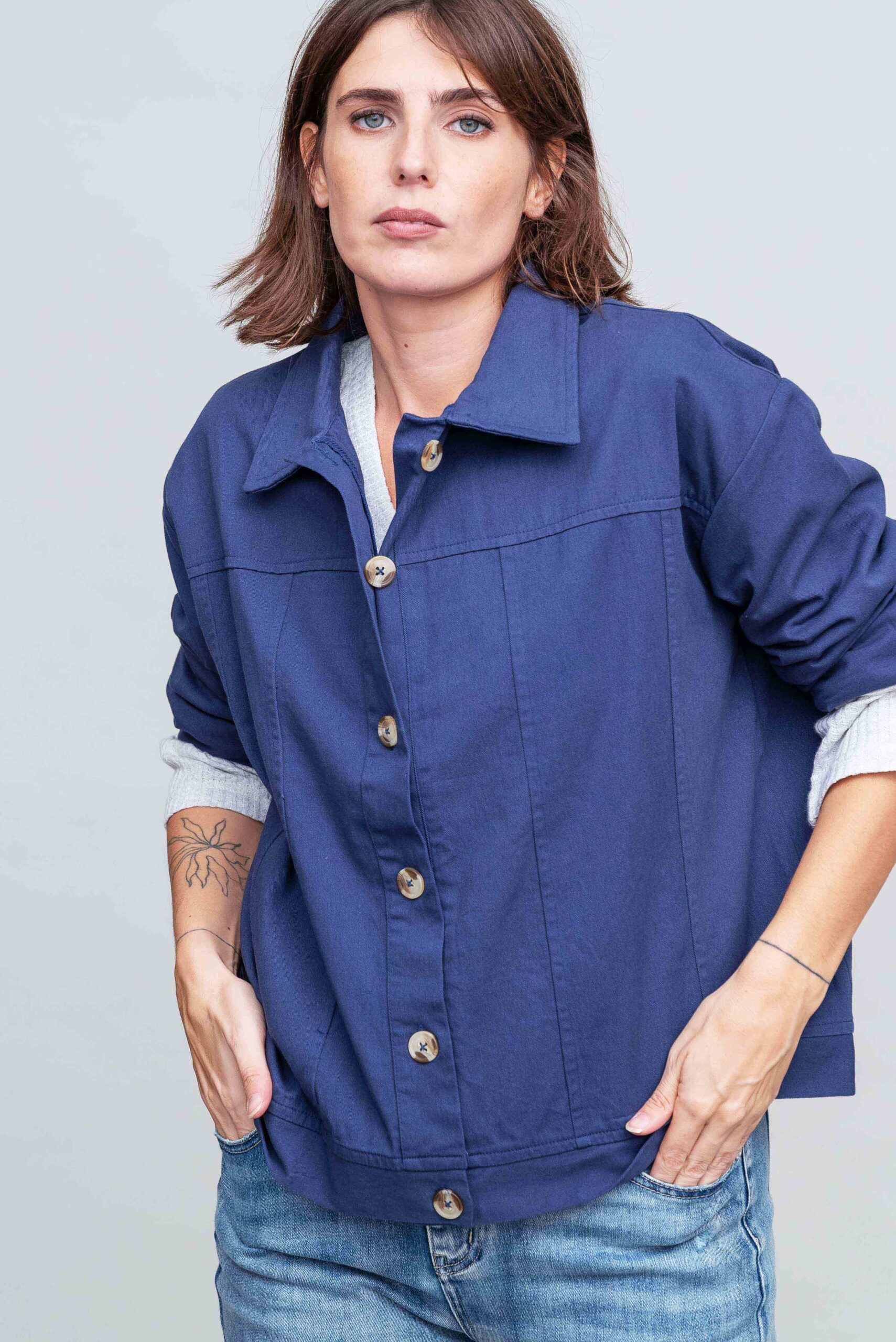 ז'קט Copper - Navy – תמונה 3