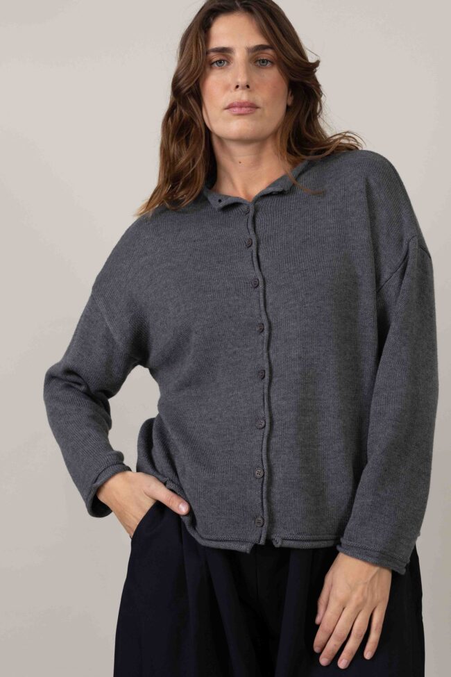 Alternative view of סריג Giovanni - אפור כחול