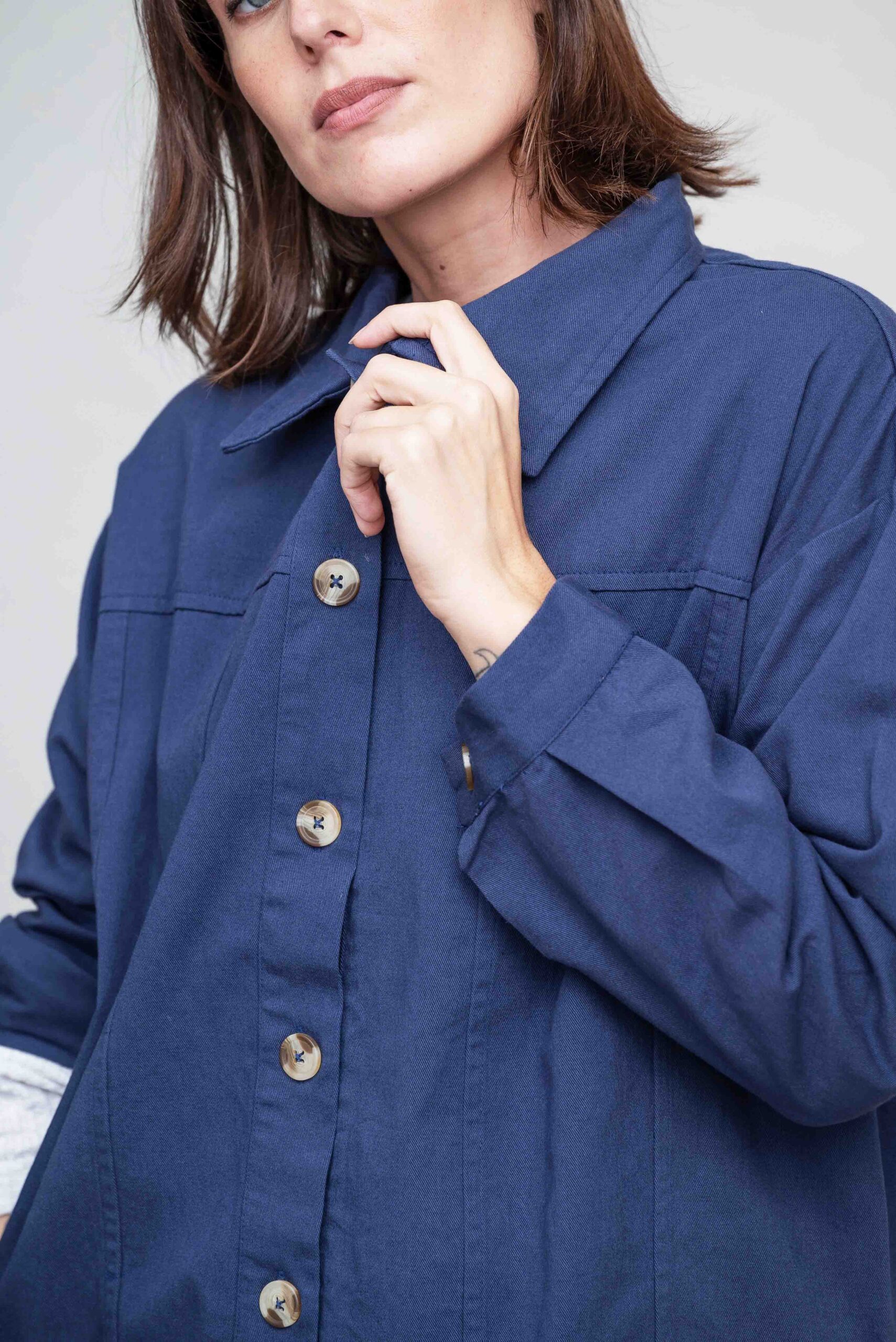 ז'קט Copper - Navy – תמונה 4