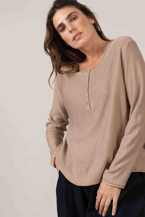 סריג Glint - בז' – תמונה 4