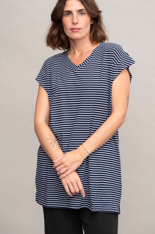 חולצת Candy - פסים דקים – תמונה 2