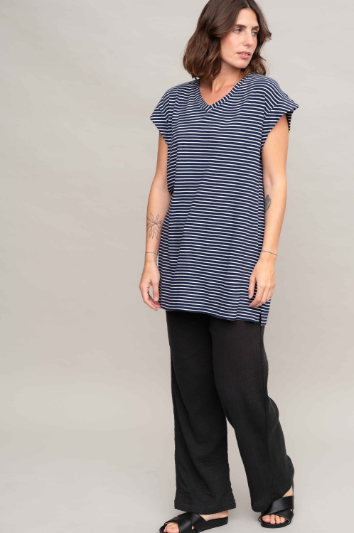 חולצת Candy - פסים דקים – תמונה 4