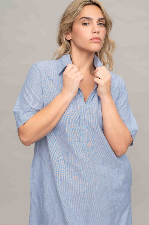 שמלת Amore - פסים דקים