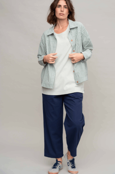 ז'קט Lucas - משבצות ירוק