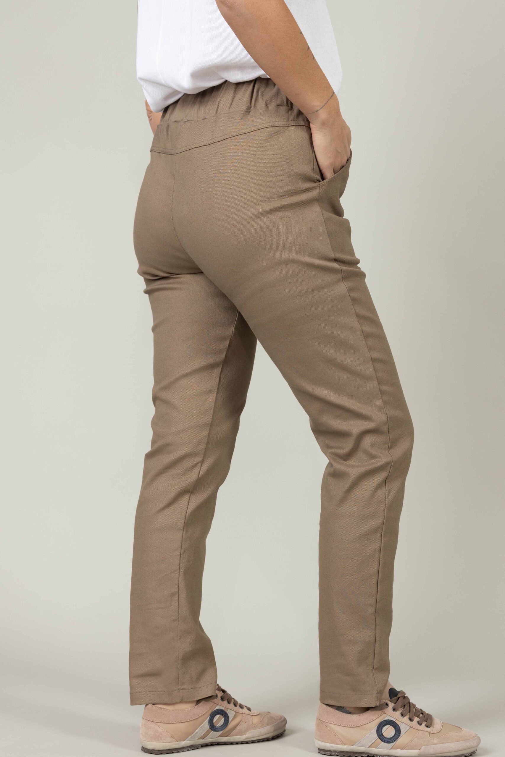 מכנסי Blake - בז' – תמונה 3