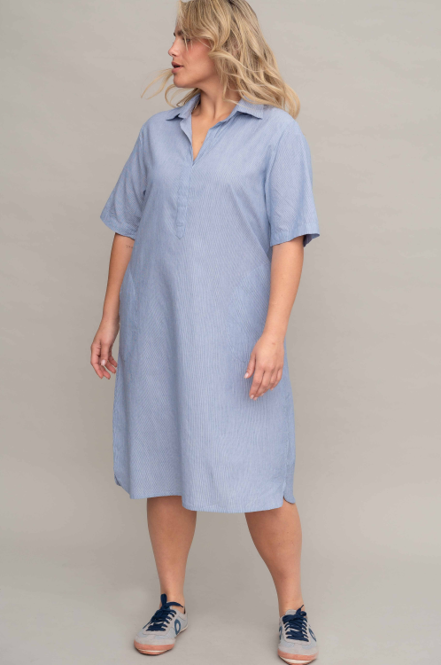 שמלת Amore - פסים דקים – תמונה 2