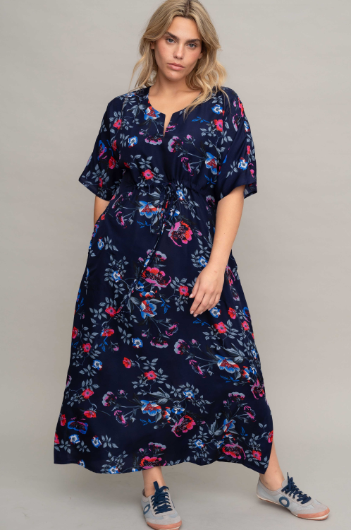 שמלת שמפניה - Fiori Navy – תמונה 2