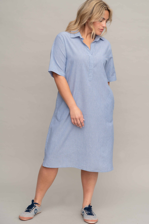 שמלת Amore - פסים דקים – תמונה 3