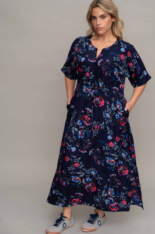 שמלת שמפניה - Fiori Navy – תמונה 3