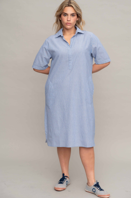 שמלת Amore - פסים דקים – תמונה 4