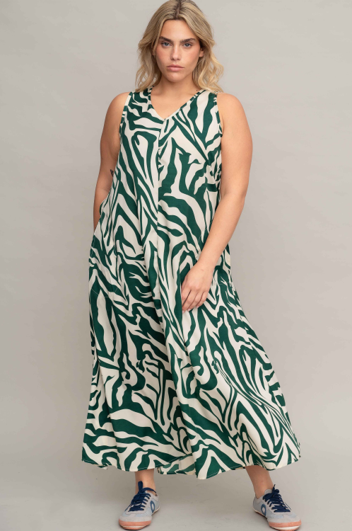 שמלת רוזמיארה - זברה ירוק