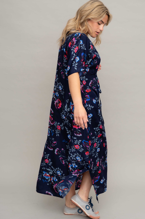 שמלת שמפניה - Fiori Navy – תמונה 5