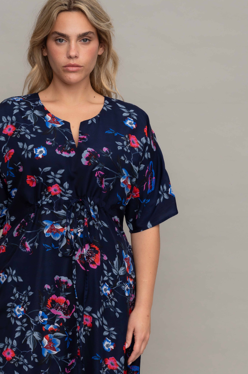 שמלת שמפניה - Fiori Navy – תמונה 6