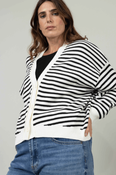 סריג Amorita - שחור/לבן