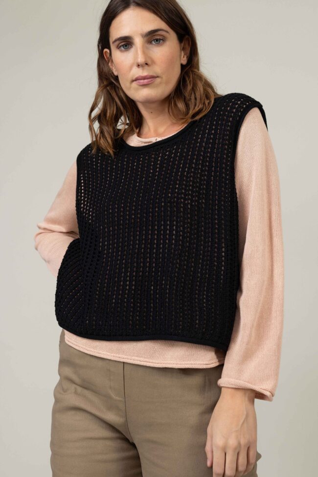 Alternative view of סריג Caramel - שחור