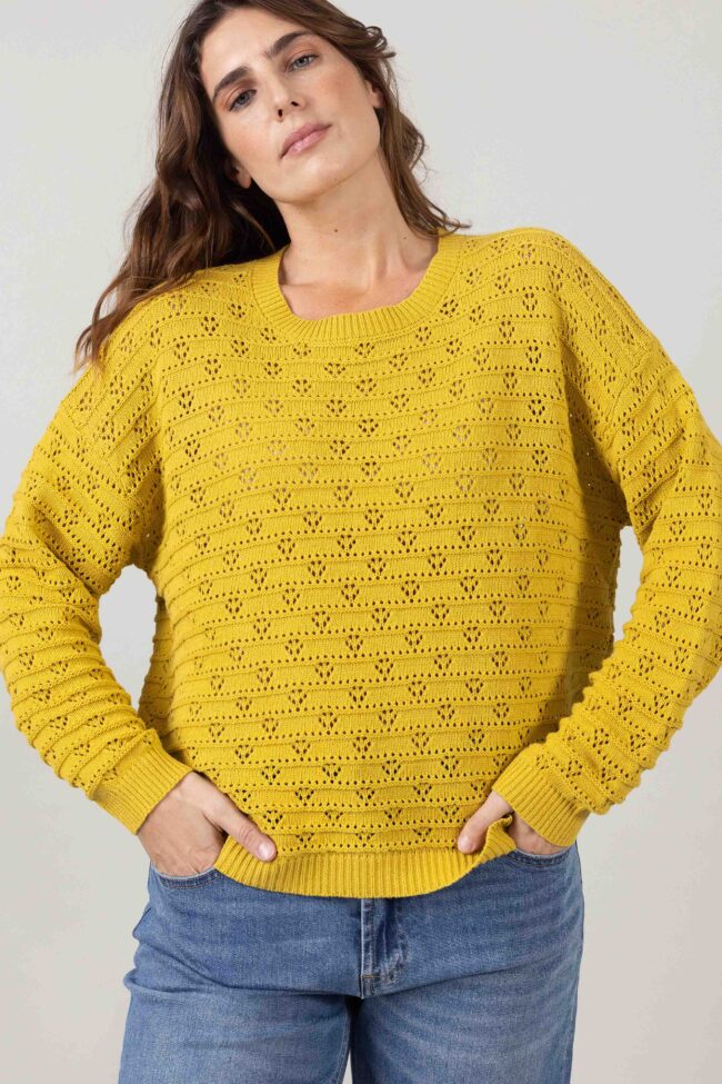 Alternative view of סריג Perla - חרדל