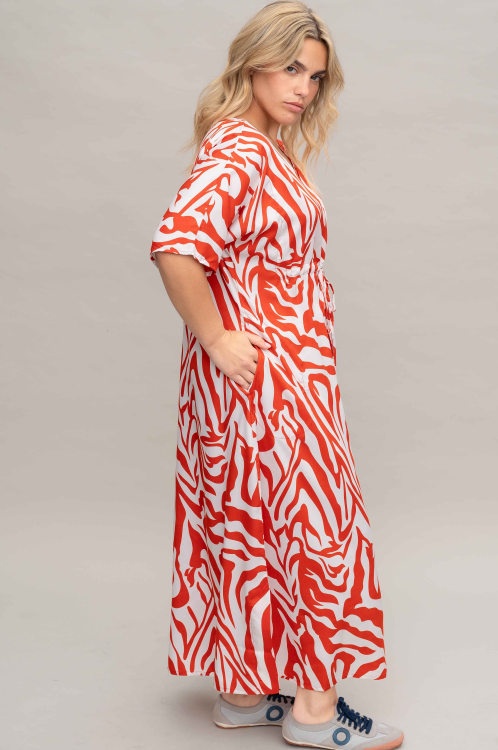 שמלת שמפניה - זברה אדום – תמונה 2