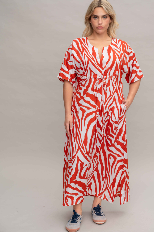 שמלת שמפניה - זברה אדום – תמונה 3