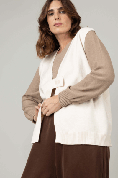 Alternative view of סריג Vestita - שמנת