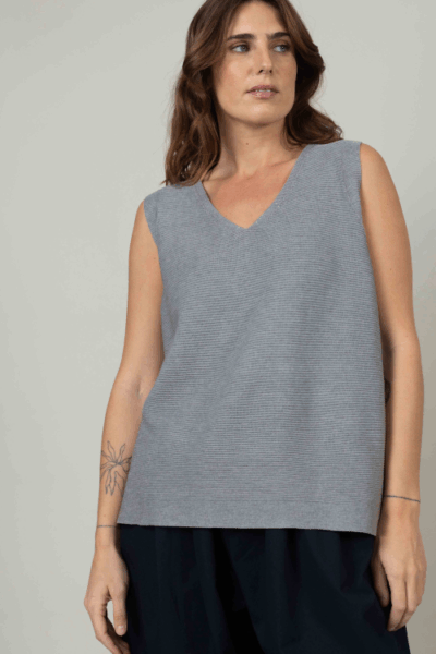 סריג Sabine - אפור בהיר