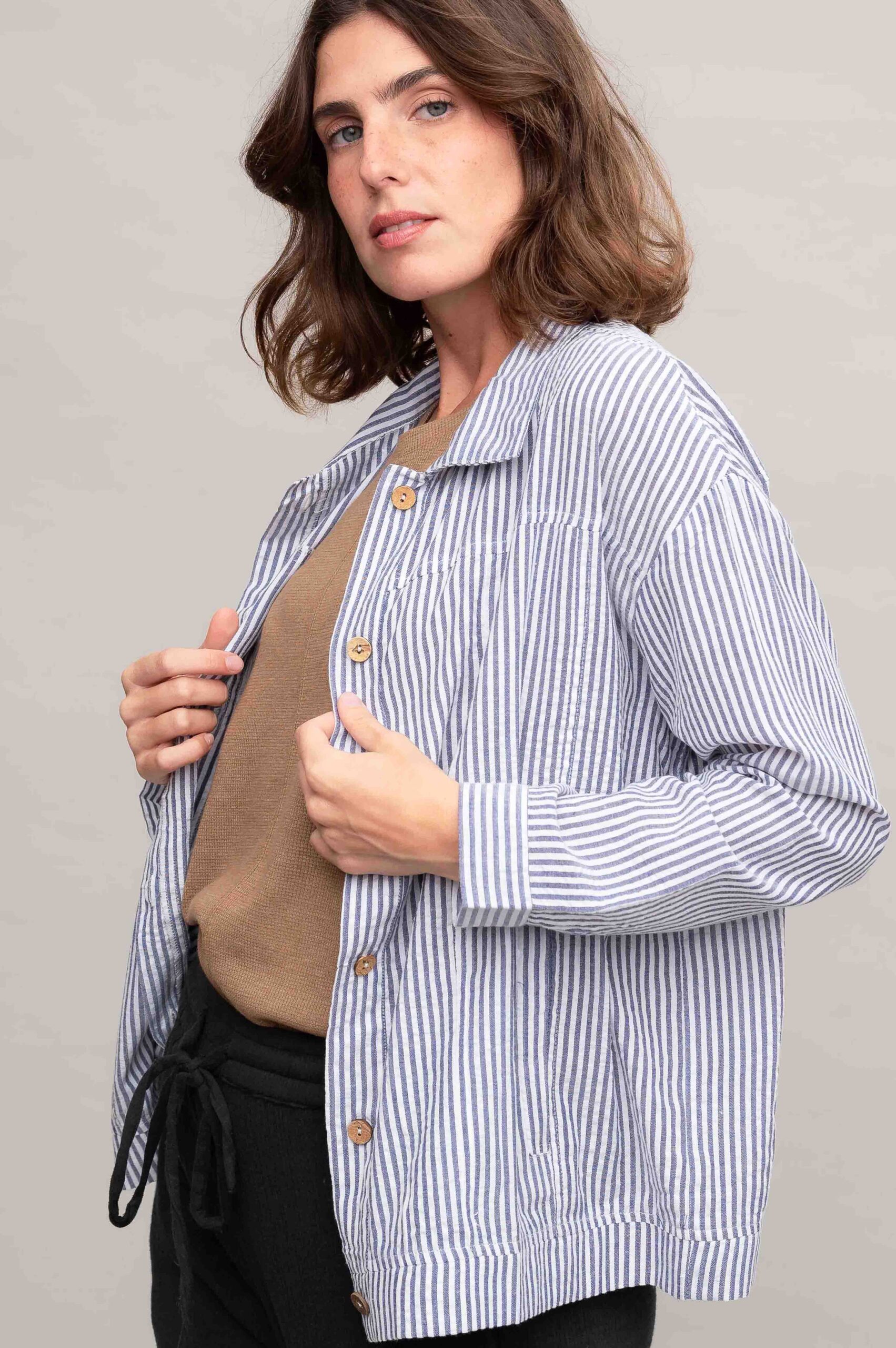 ז'קט Lucas - נייבי – תמונה 3