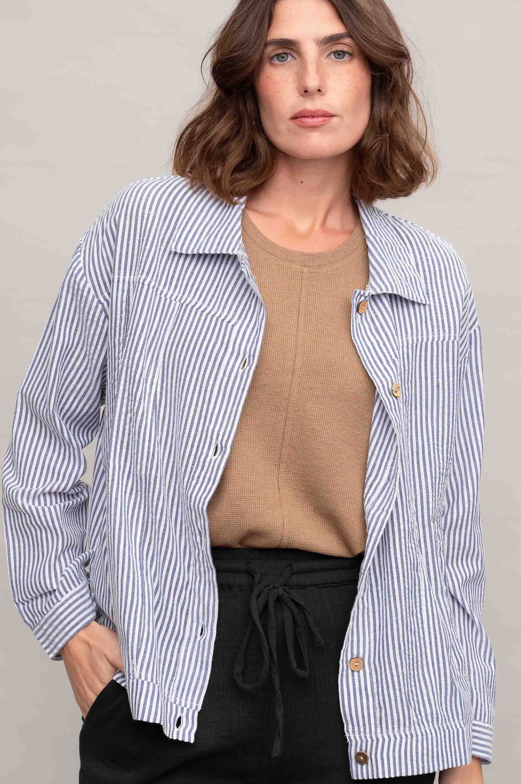 ז'קט Lucas - נייבי – תמונה 4